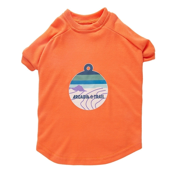 New Save The Planet with Arcadia Trail Dog T-Shirt 100% Recycled Materials XS&SM - Picture 2 of 9